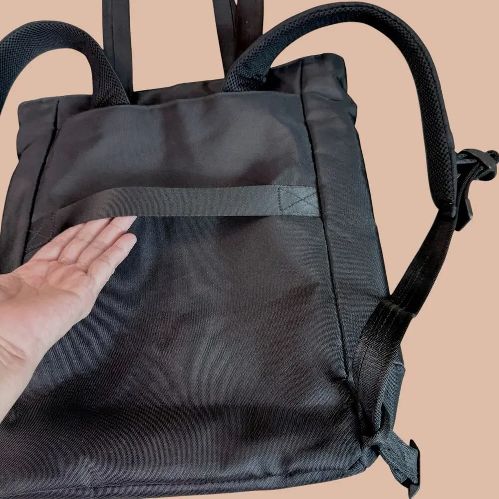 Travelon Unisex Anti Theft Laptop Convertible Backback Tote Travel Bag Black